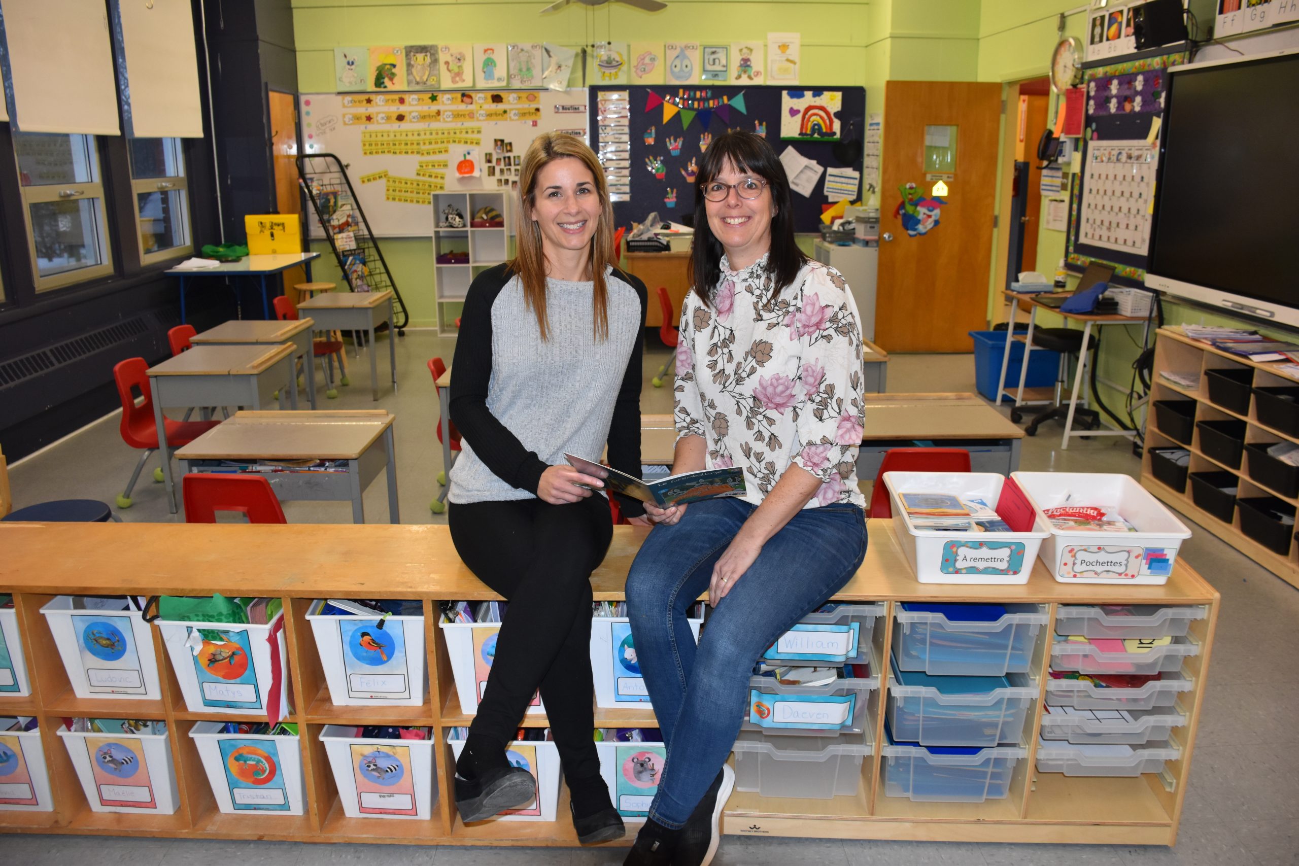 Trois niveaux dans une même classe à l'école primaire de SainteEdwidge